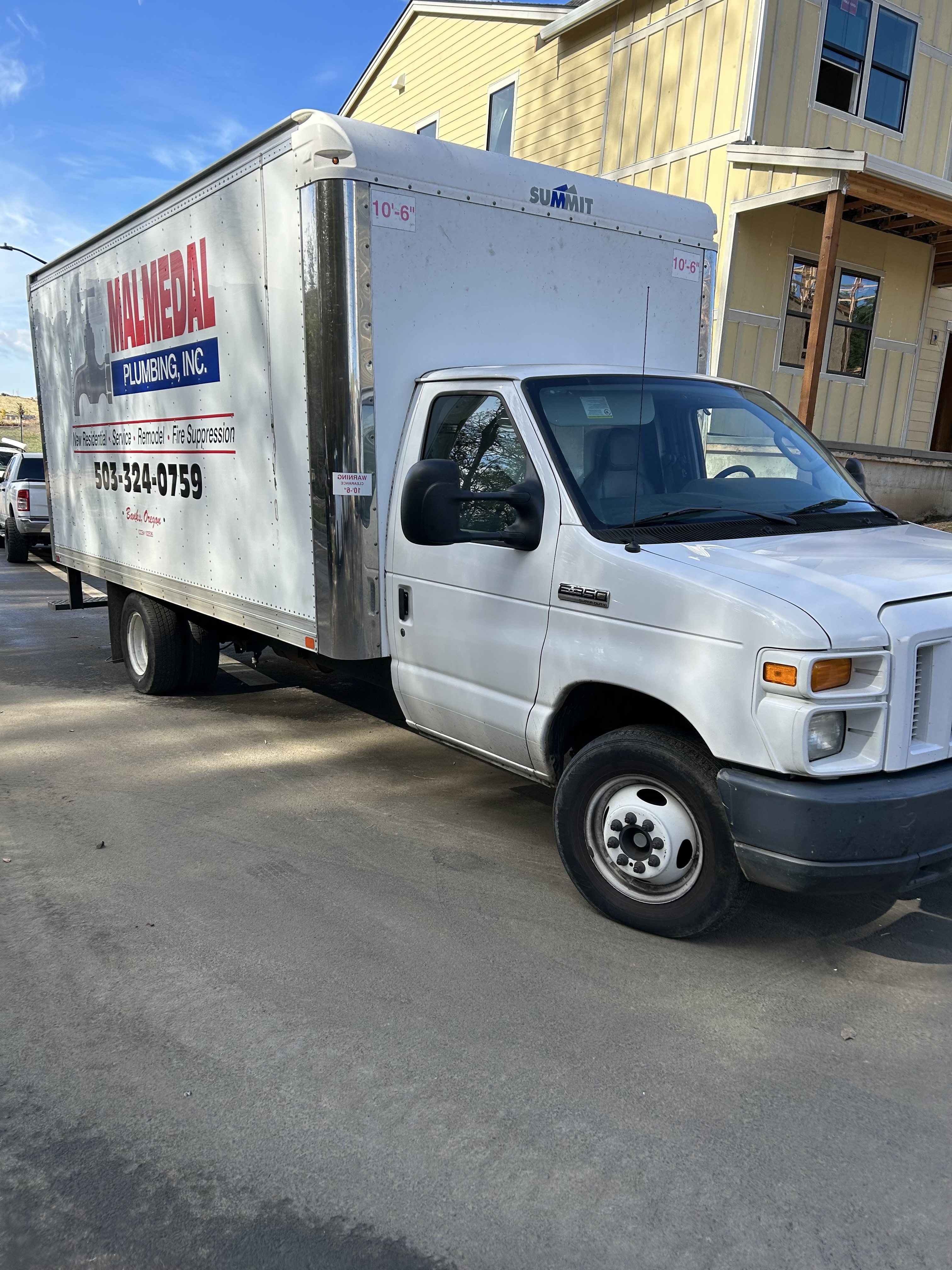 New construction plumbing installation